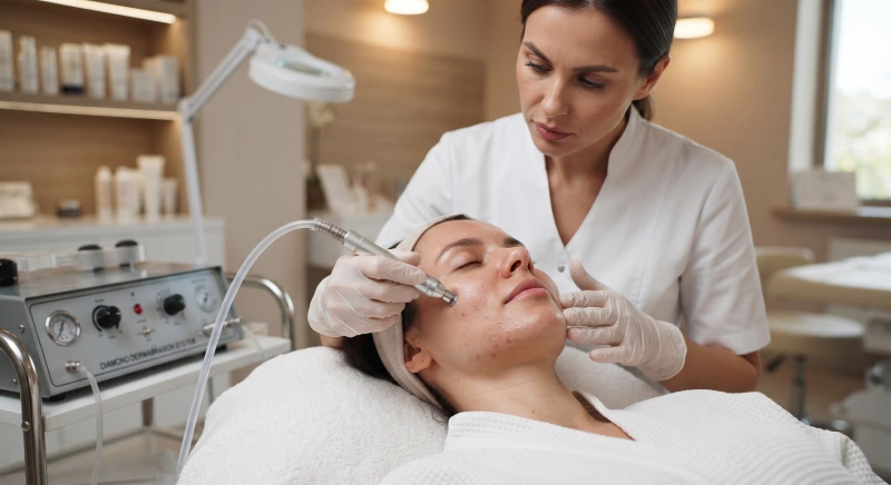 Microdermabrasion Facial treatment at Palms Day Spa